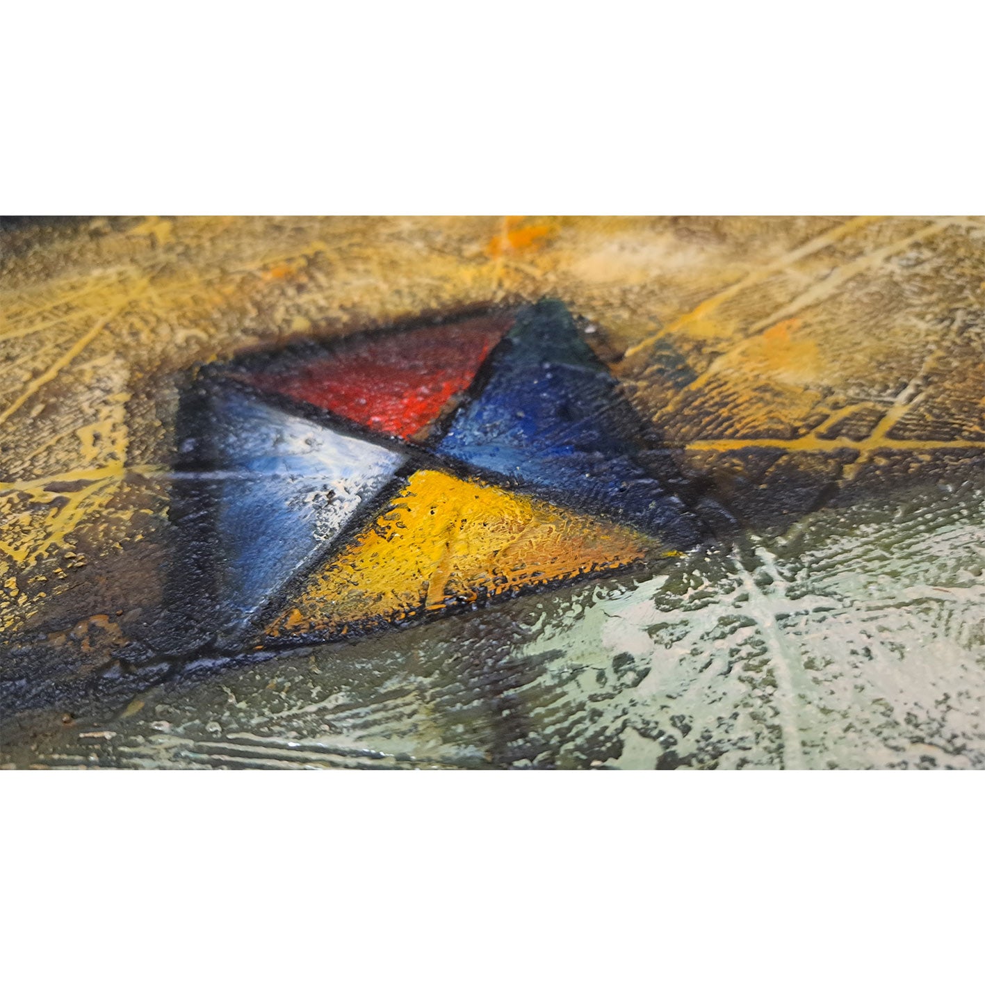 Genius Abstraktes Diptychon-Gemälde 60x90 cm [2 Stück]