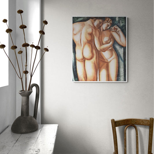 Cuadro Reproducción Lempicka desnudos
