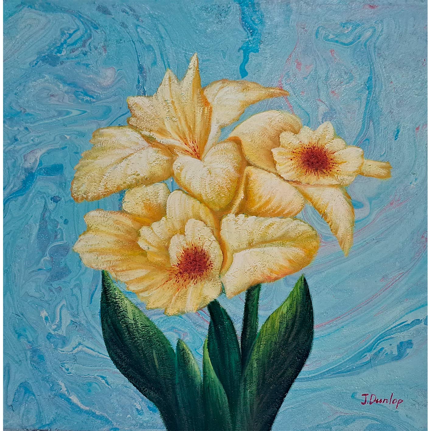 Cuadro Tulipán Pinturas 50x60 cm