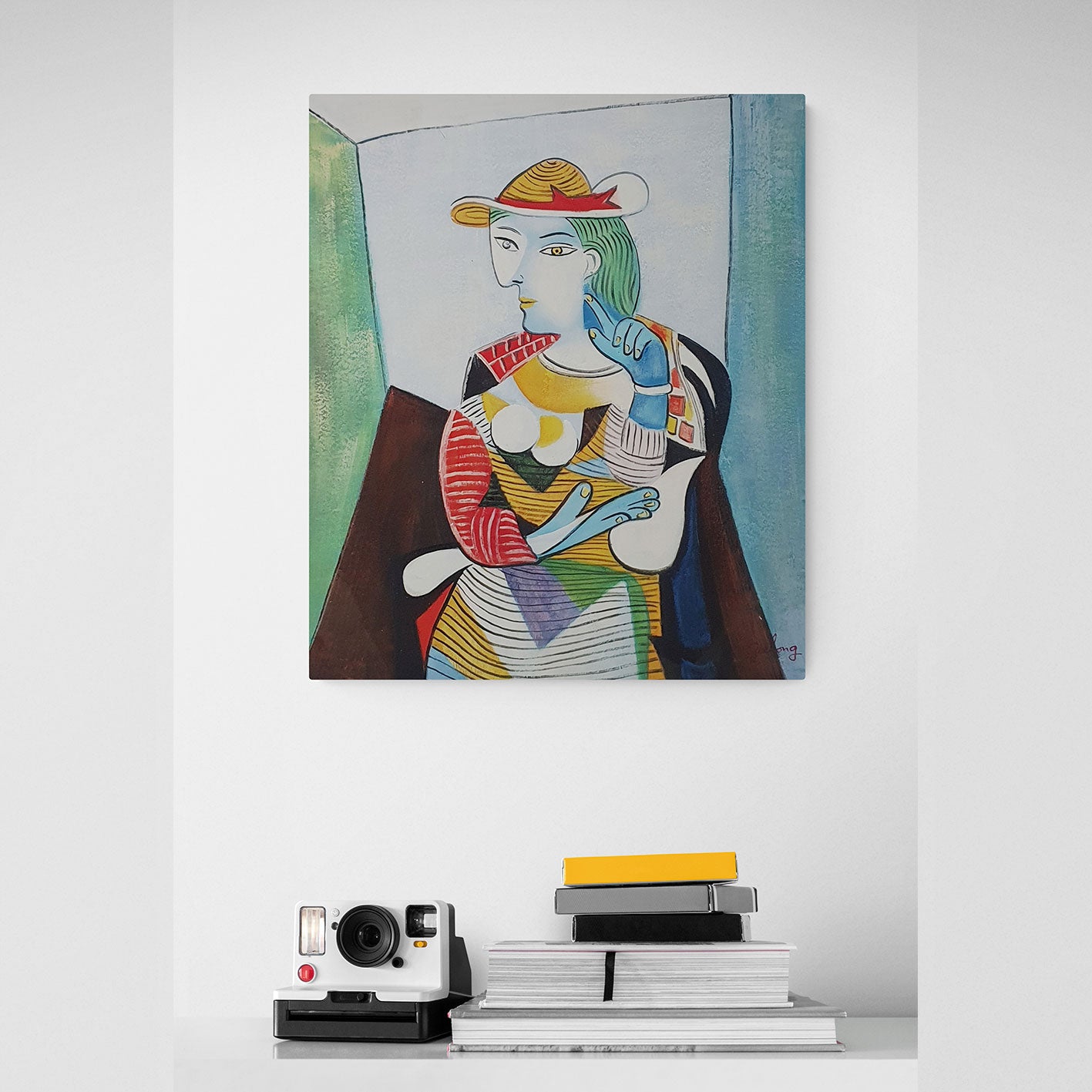 Picasso-Gemälde Sitzende Frau 50x60 cm