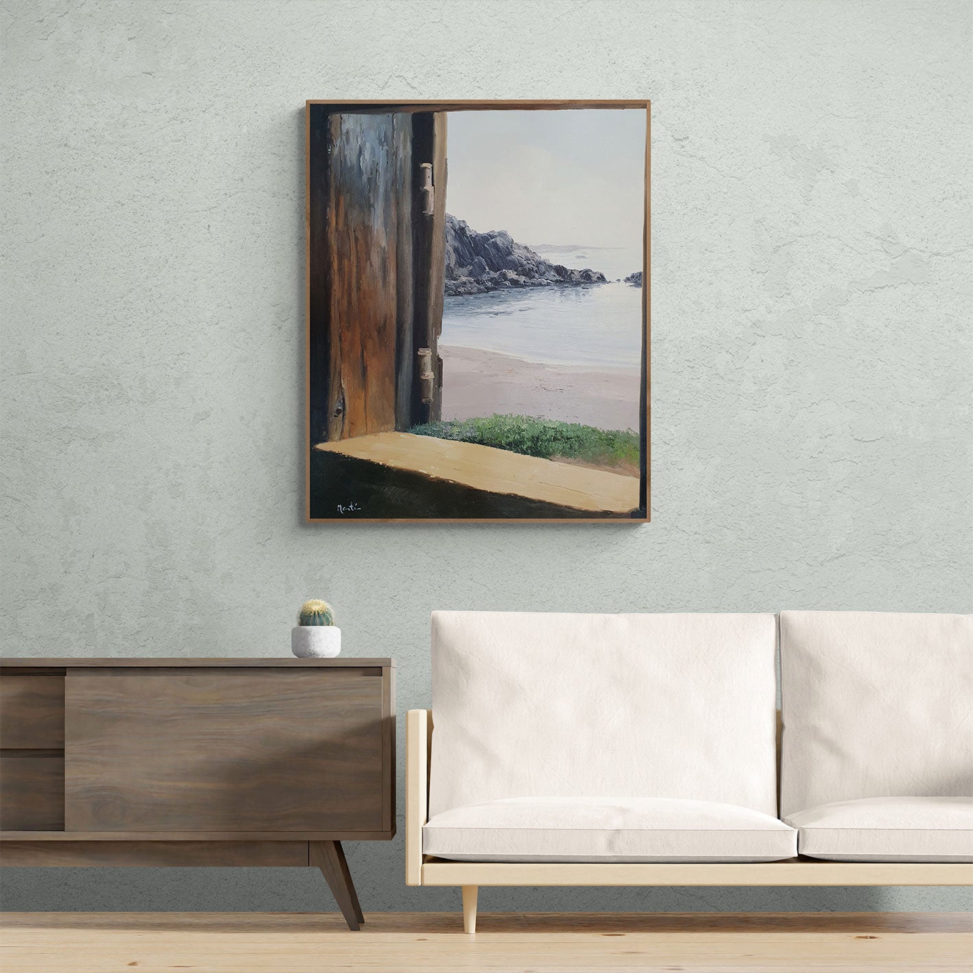 Sea Window Painting 82x102 cm