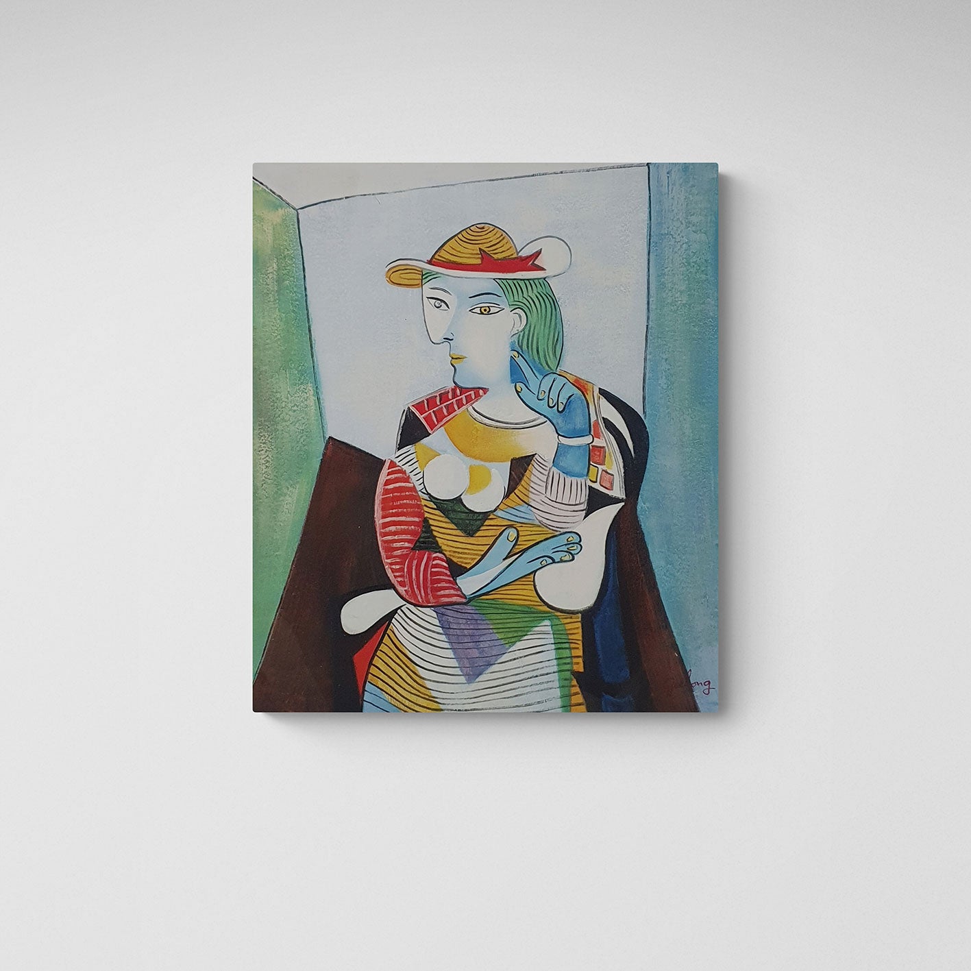 Cuadro Picasso Mujer Sentada 50x60 cm