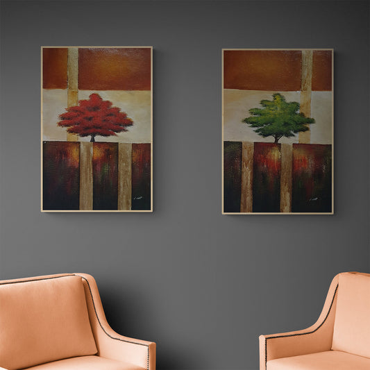 Grove Diptych Painting 60x90 cm [2 pieces]