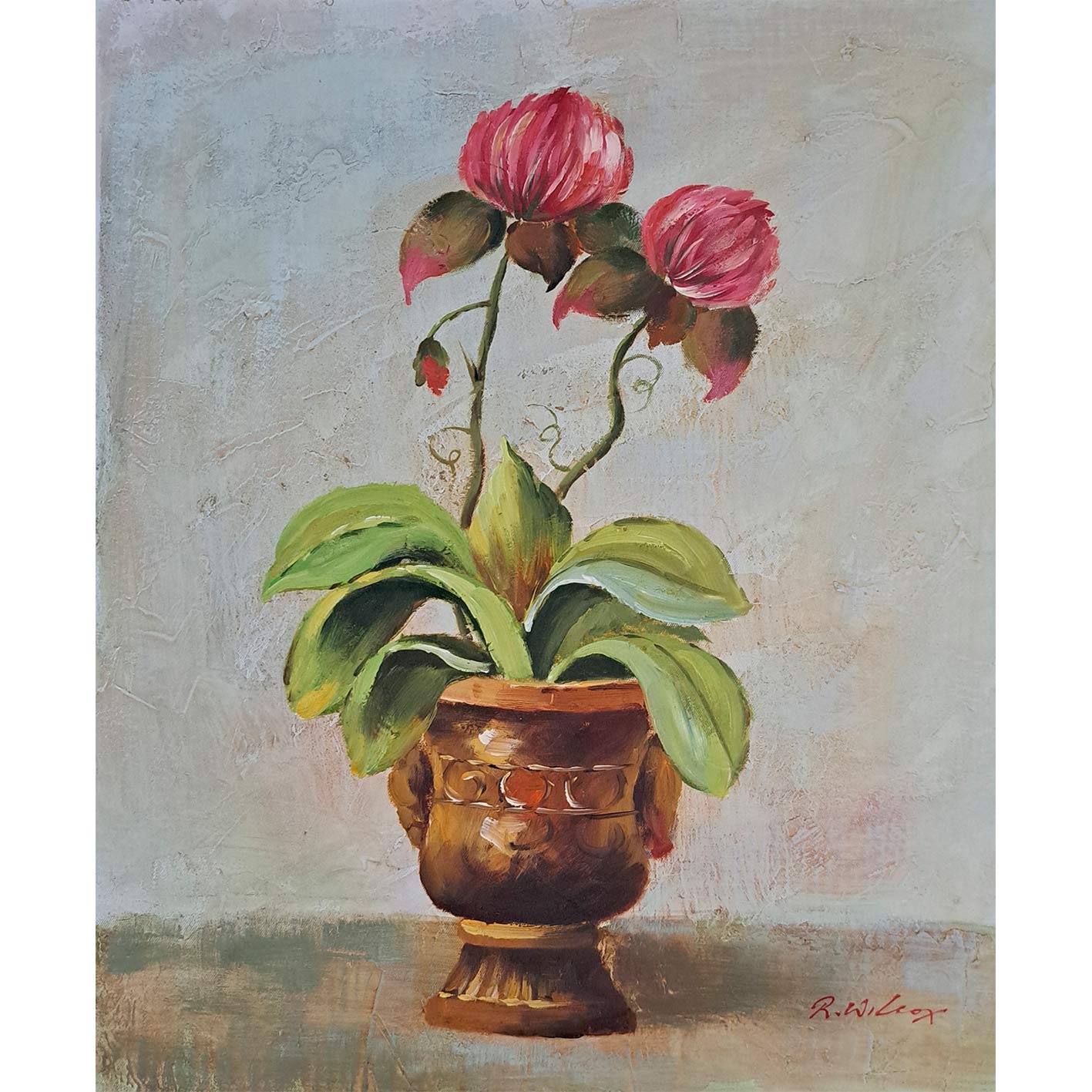 Diptychon Malerei Vasen 50X60 cm [2 Stück]