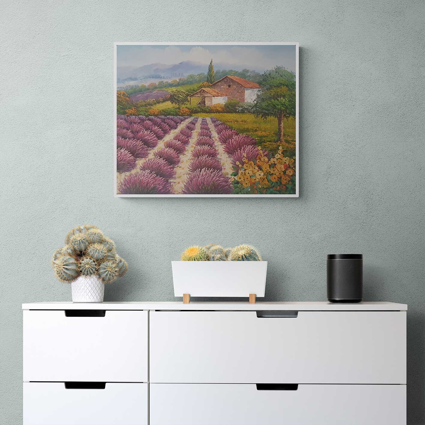 Lavender Cabin Picture 60x50 cm