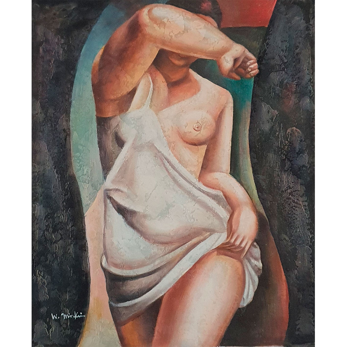 Gemälde Reproduktion Lempicka Ellenbogen
