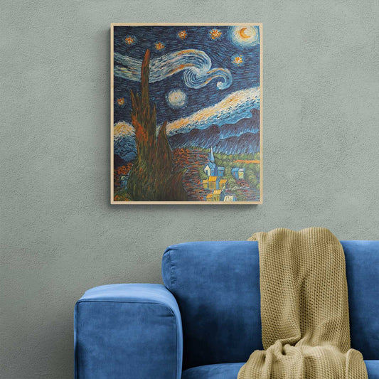 Cuadro Noche Estrellada 50x60 cm