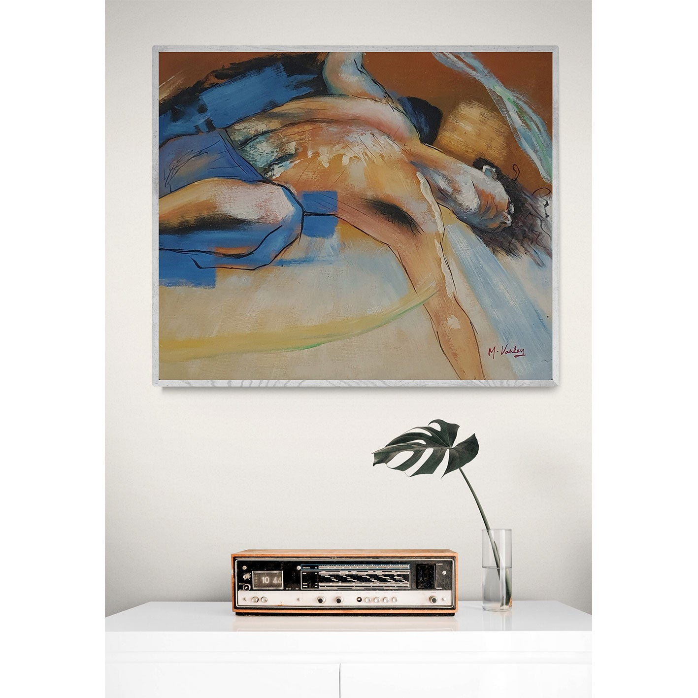 Cuadro Modernismo Figuras 60x50 cm