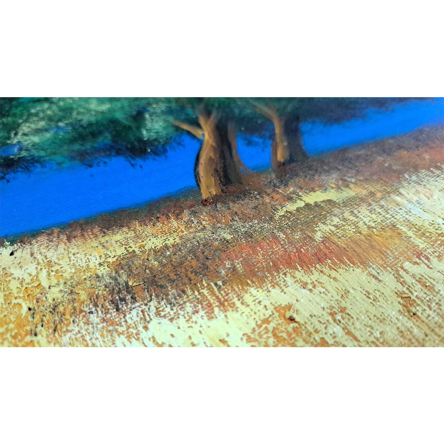 Meadow Tree Painting 60x50 cm
