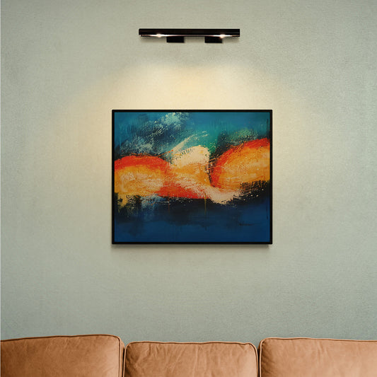 Cuadro abstracto azul