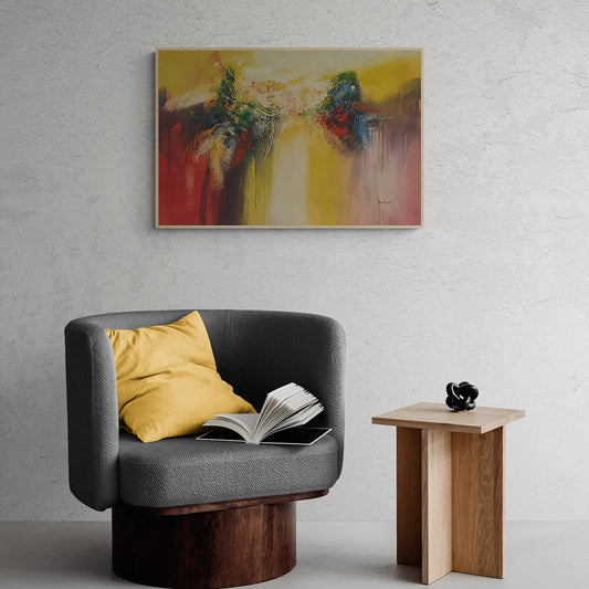 Cuadro Abstracto Pinturas IV  90x60 cm