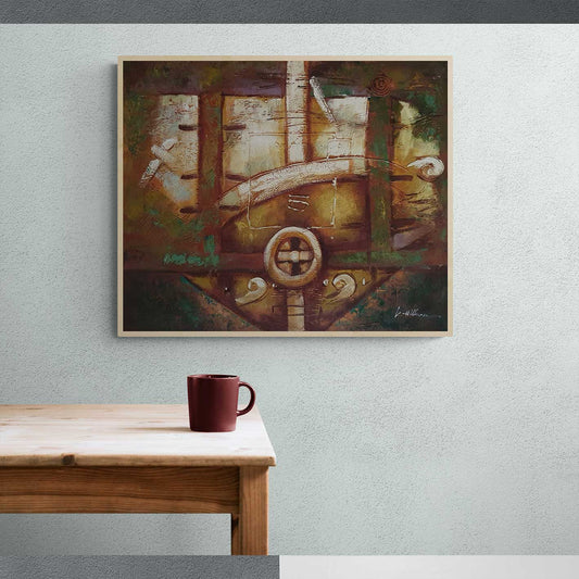 Cuadro Abstracto Volante 60x50 cm