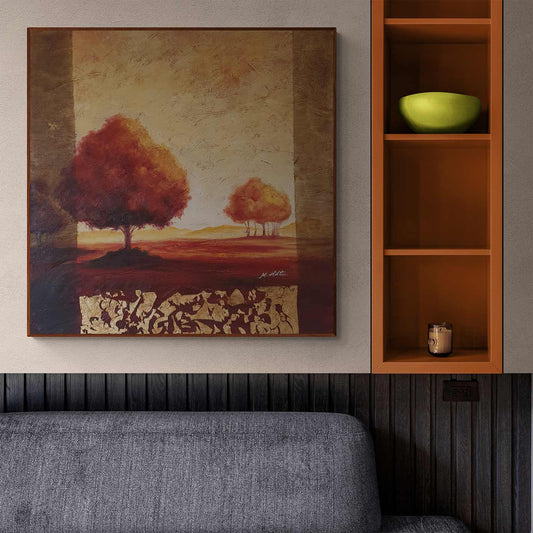 Cuadro Arbol Solitario 100x100 cm