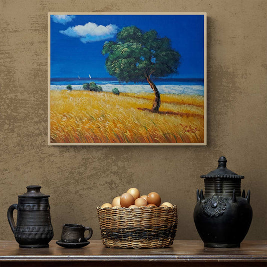 Cuadro Arbol Solitario 60x50 cm