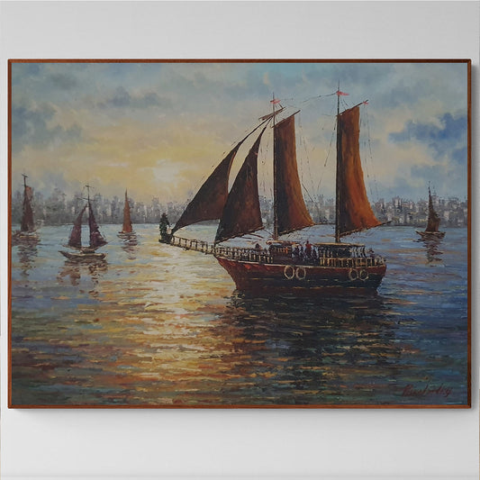 Cuadro Barco Grandeza  120x90 cm