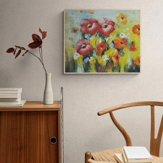 Cuadro Campos Amapola 60x50 cm