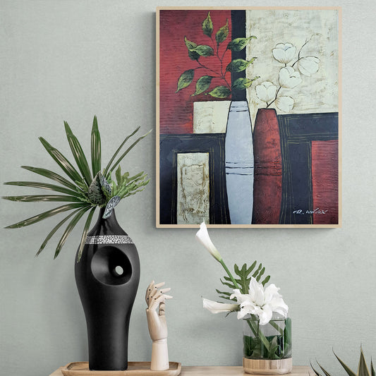 Cuadro Decoracion Floral 50x60 cm