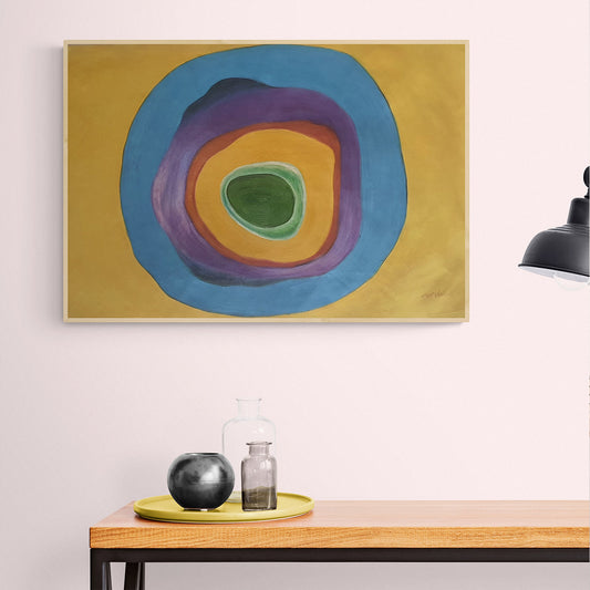 Cuadro Diana Amarillo  90x60 cm