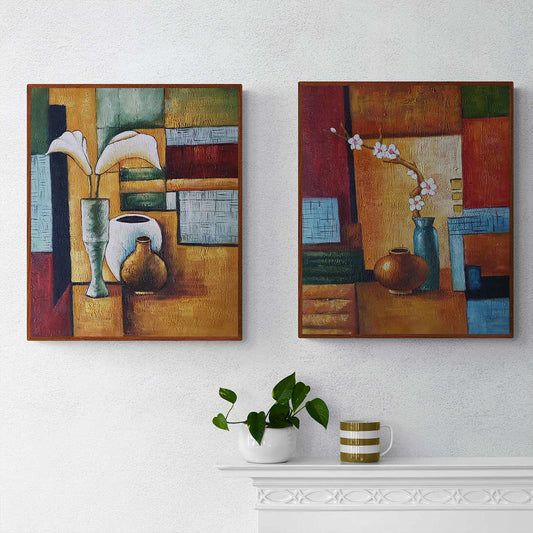 Cuadro Diptico Ausencia  50x60 cm [2 piezas]