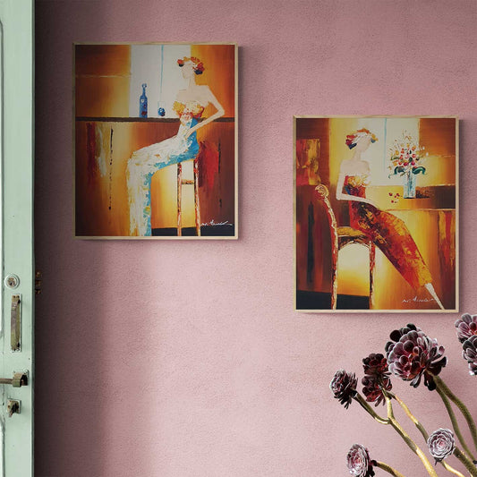 Cuadro Diptico Bar 50x60 cm [2 piezas]