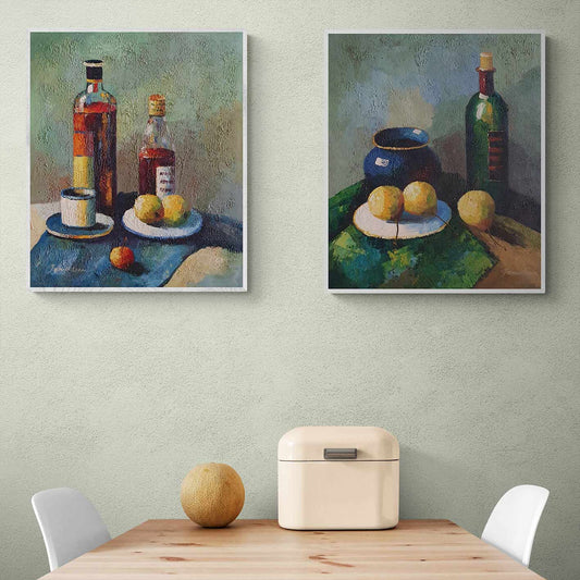 Cuadro Diptico Vino 50X60 cm [2 piezas]