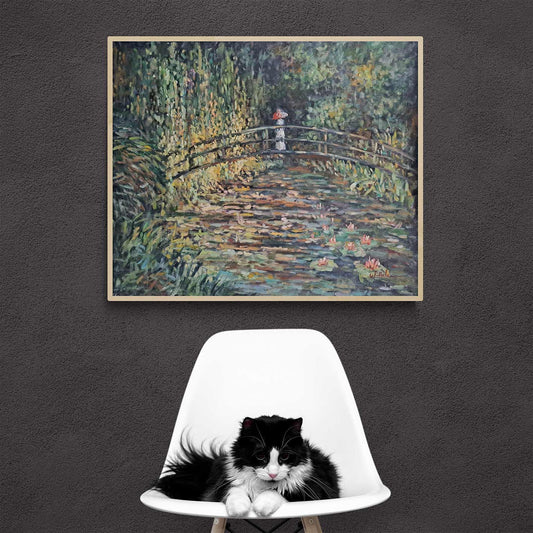 Cuadro Estanque Ninfea Monet 60x50 cm