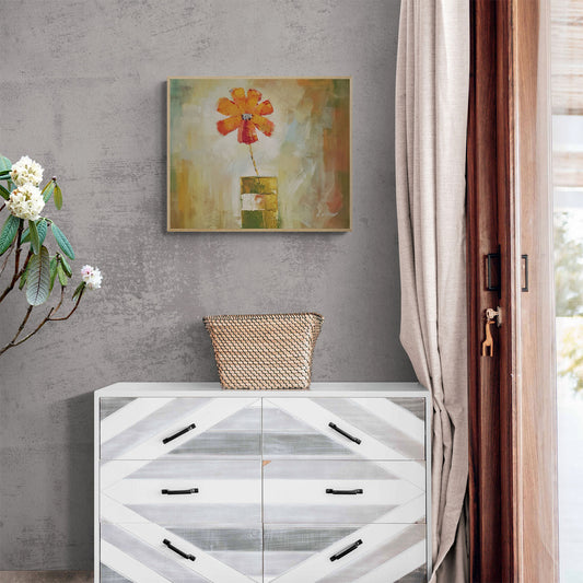 Cuadro Flor Vanguardia 60x50 cm