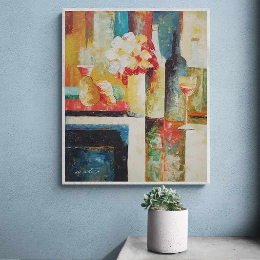 Cuadro Flores Copa II  50x60 cm