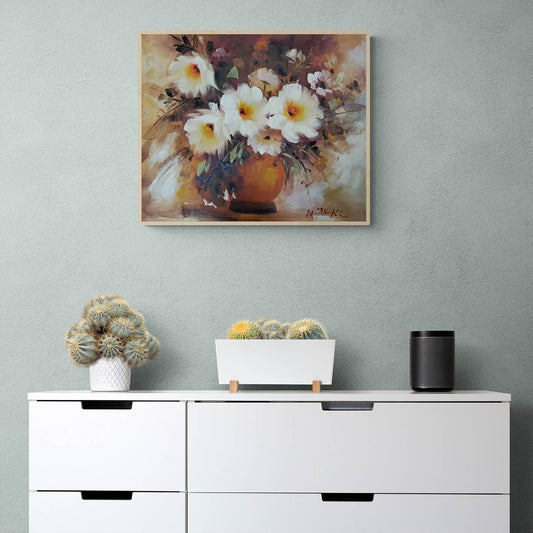 Cuadro Flores Interior 60x50 cm