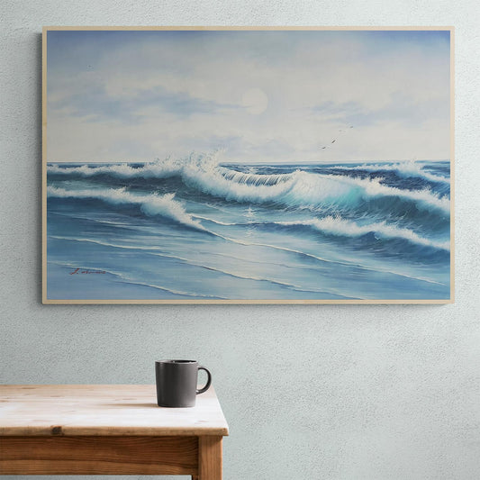 Cuadro Mar Revuelto 90x60 cm