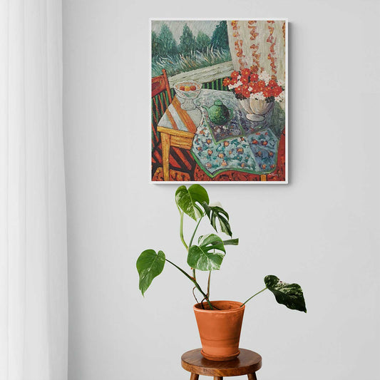 Cuadro Mesas Flores 50x60 cm