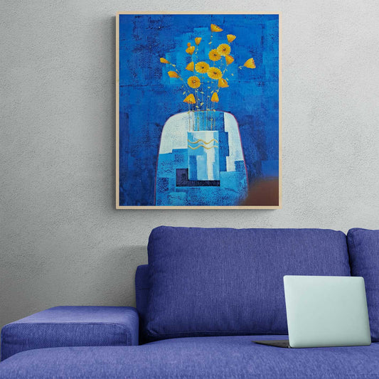 Cuadro Margaritas 50x60 cm