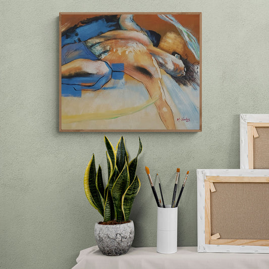 Cuadro Modernismo Figuras 60x50 cm