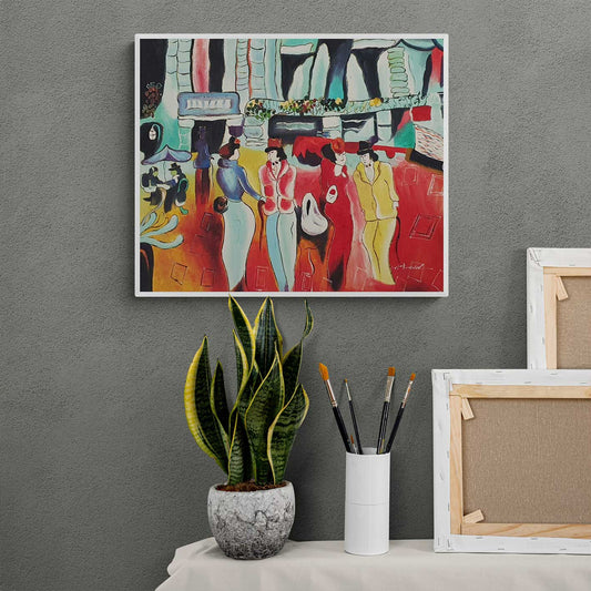 Cuadro Mujeres Paseo 60x50 cm