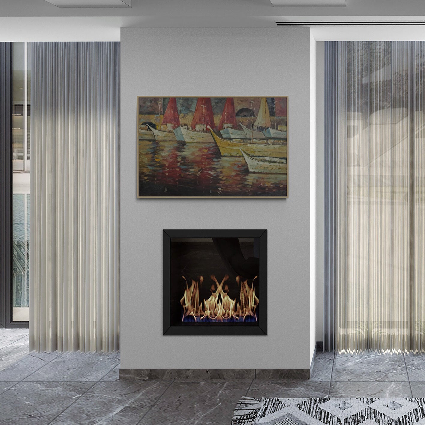 Cuadro Puerto Llegada