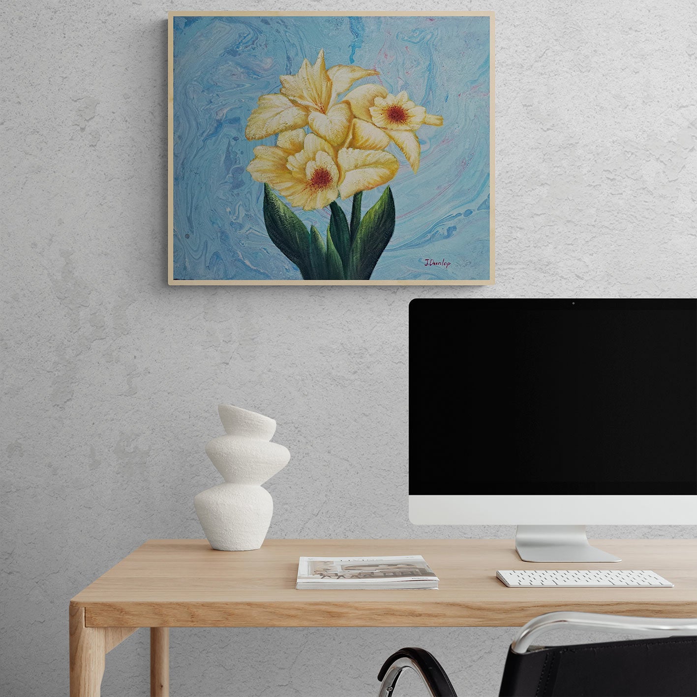 Cuadro Tulipanes Horizontal 60x50 cm