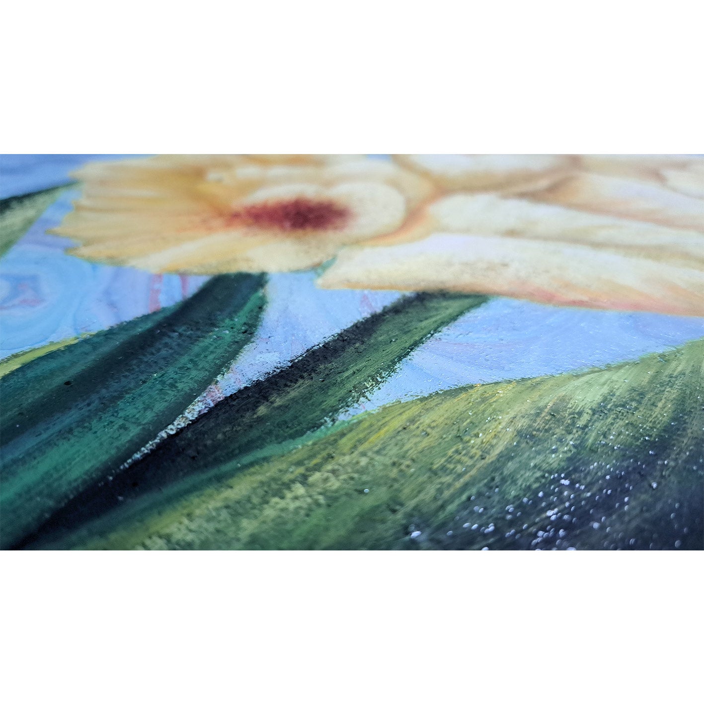 Horizontal Tulips Painting 60x50 cm