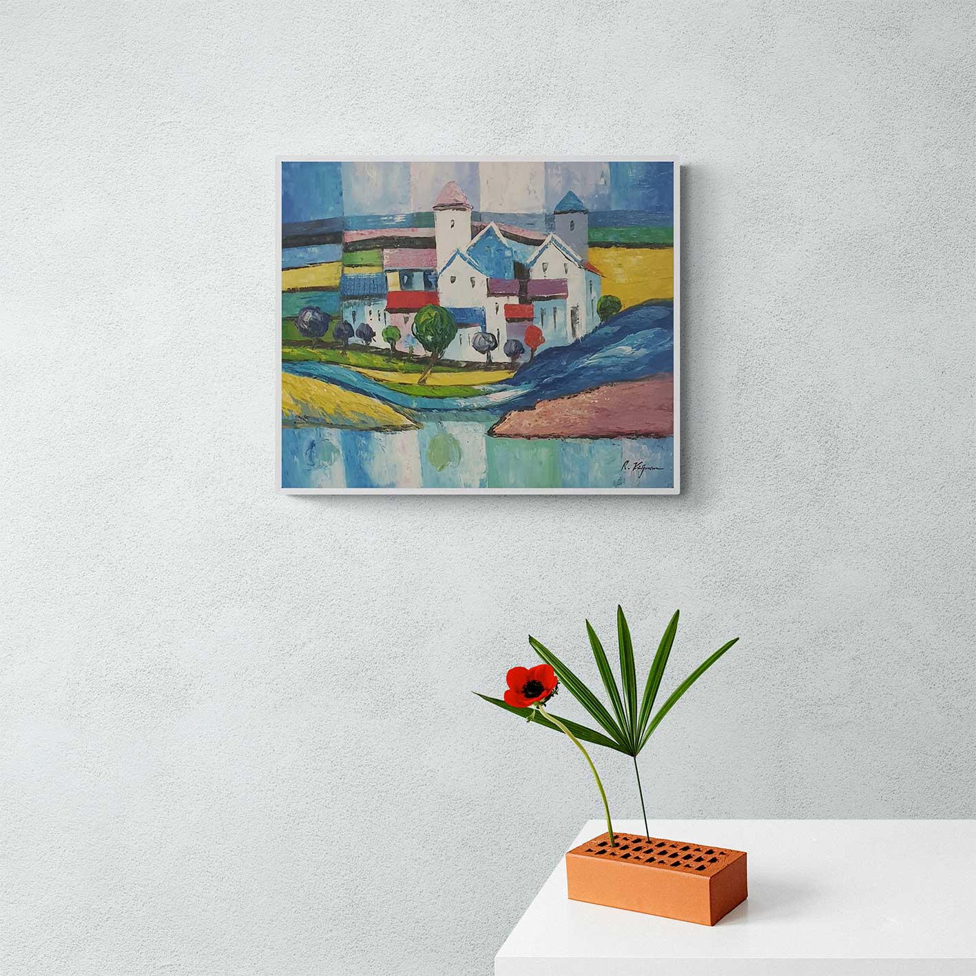 arte-abstracto-con-casas-europeas