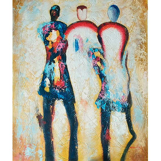 Diversity-Gemälde 50X60 cm