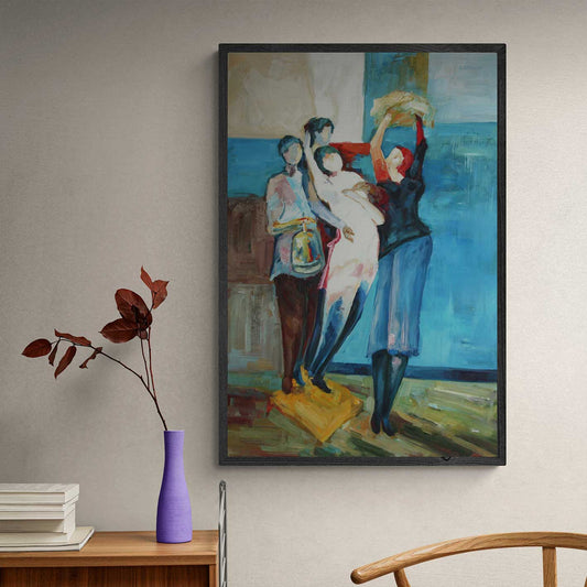 Malerei der Schwesternschaftsfrauen 60x90 cm