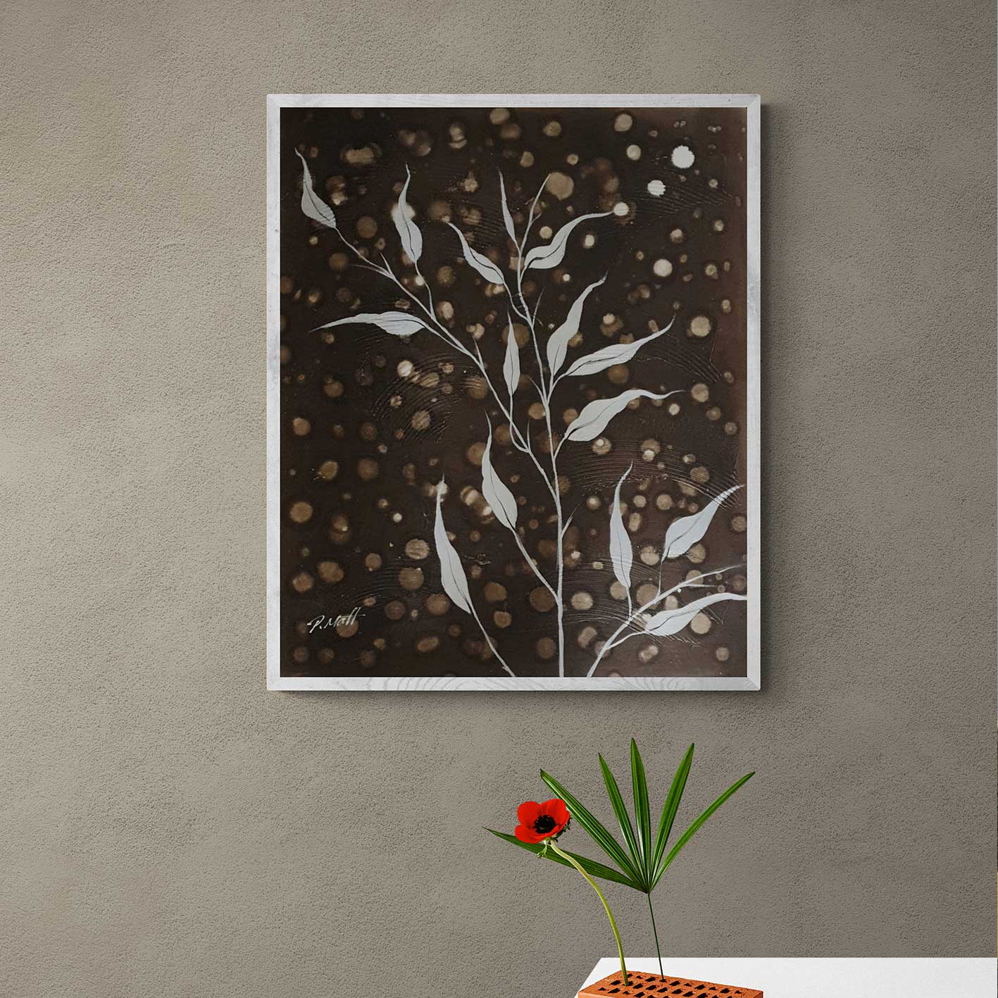 Black Branches Painting