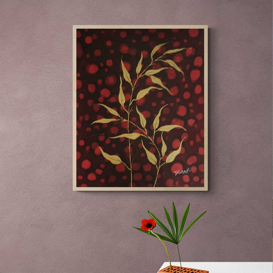 Red Branches Painting