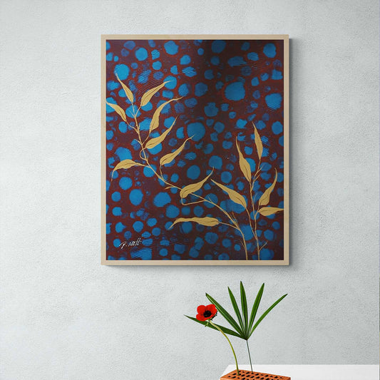 Blue Branches Painting
